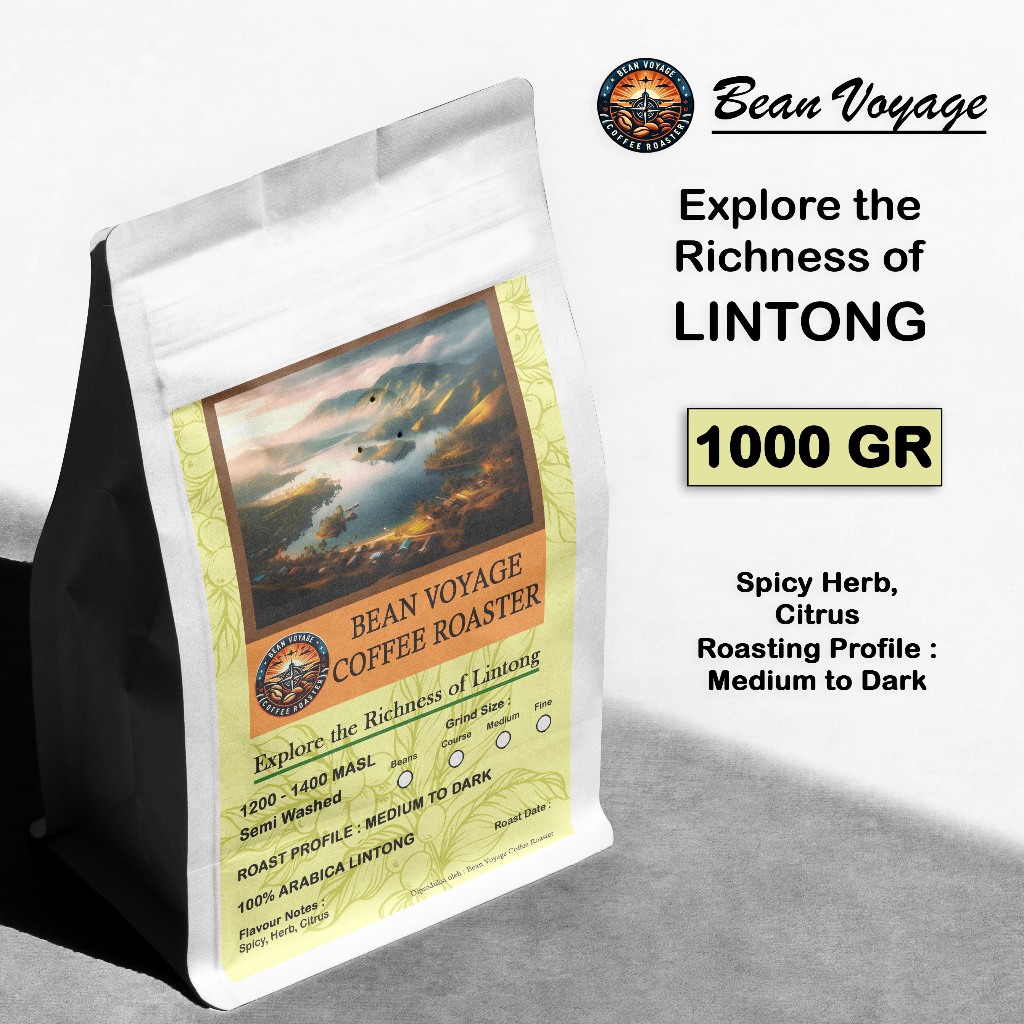 

Bean Voyage Hengsindo Kopi Arabika Lintong Grade 1 1kg – Biji/Bubuk Premium Fresh Roasted Coffee