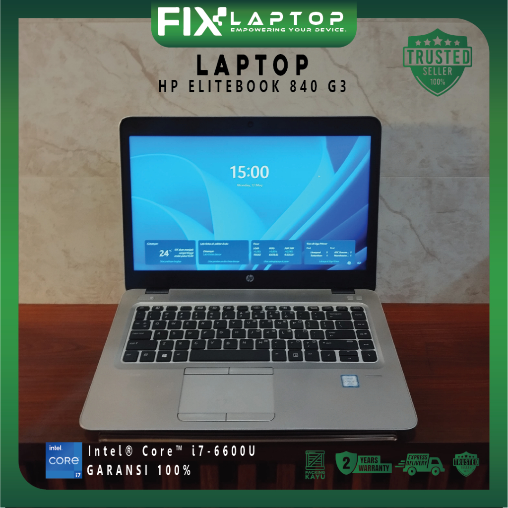 Laptop Core i7 Ram 8GB SSD256 Second Original Free Tas + Mouse + Mousepad Garansi