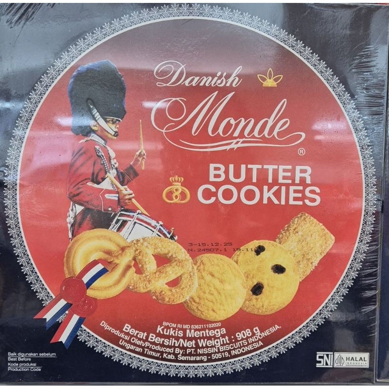 

Kukis Mentega MONDE Butter Cookies 908g Tin - HK.