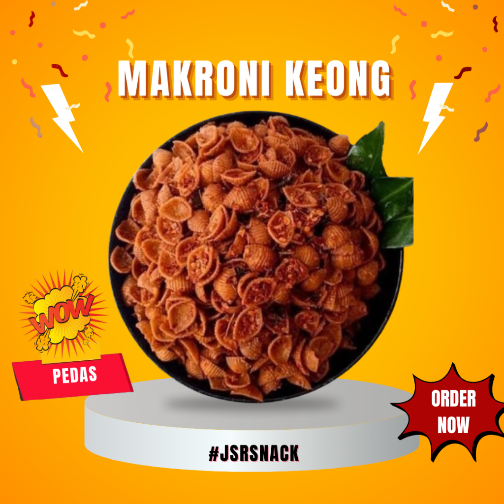

MAKARONI KEONG PEDAS CIKRUH 250 GRAM
