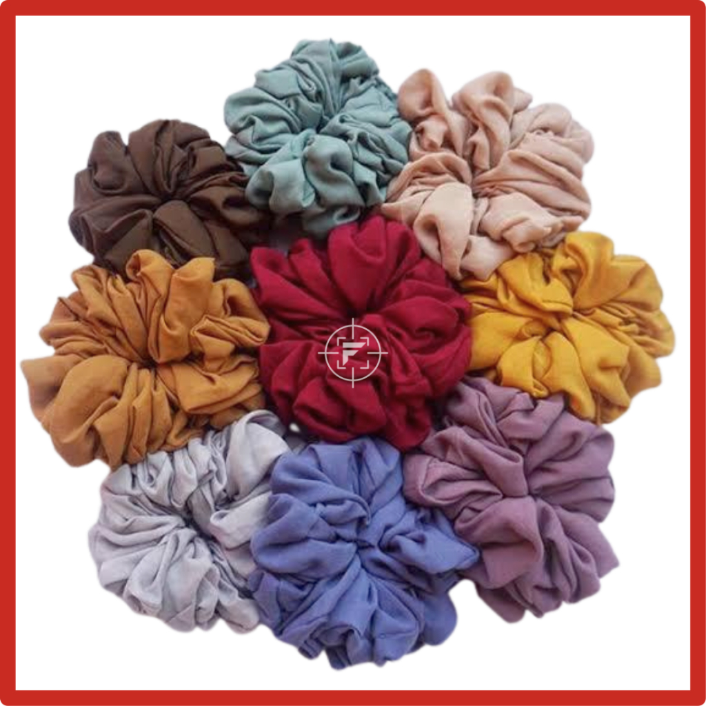 Scrunchie / Ikat rambut Scrunchie / Ikat rambut jumbo / ikat rambut besar