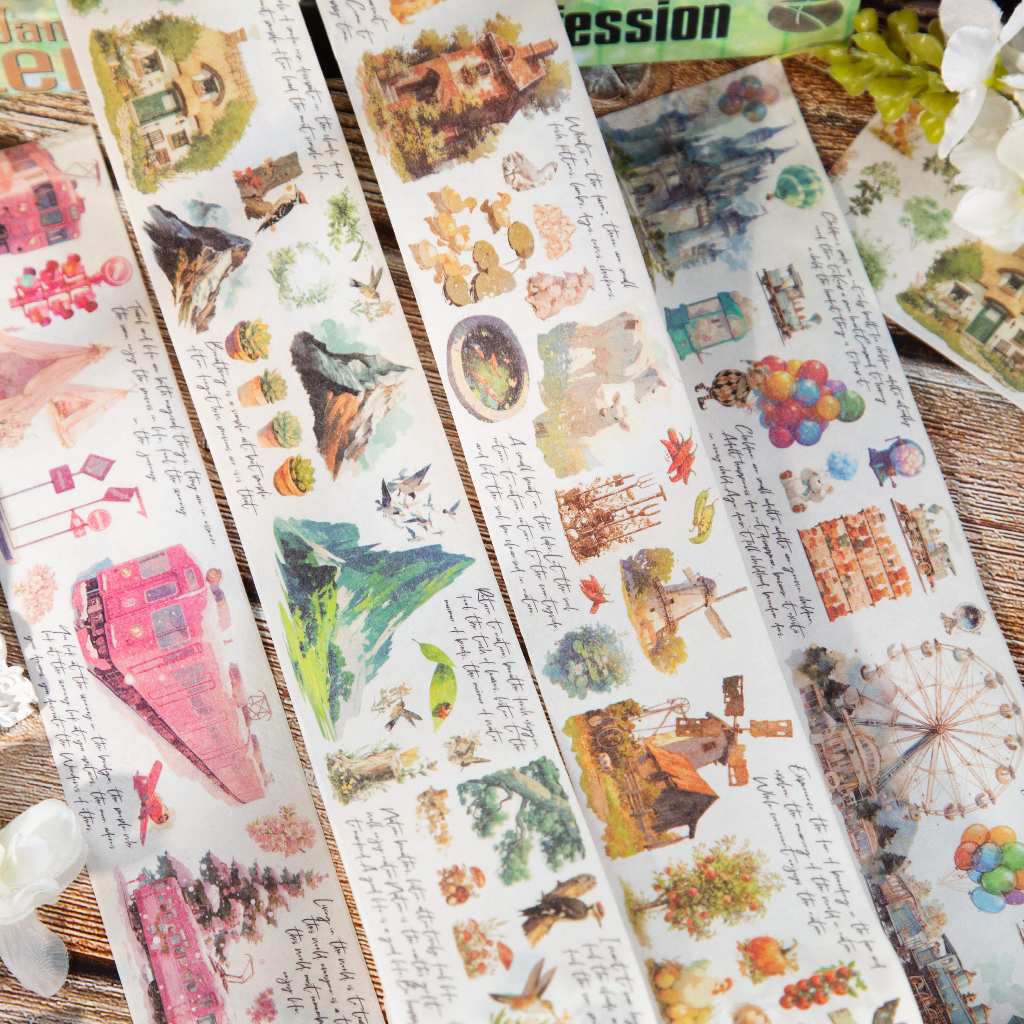 

Washi Tape 50mmx2m Seri Dunia Pandora Yang Menakjubkan Sticker Aesthetic Dekorasi Journal Vintage Retro Scrapbook Jurnal Stiker Selotip