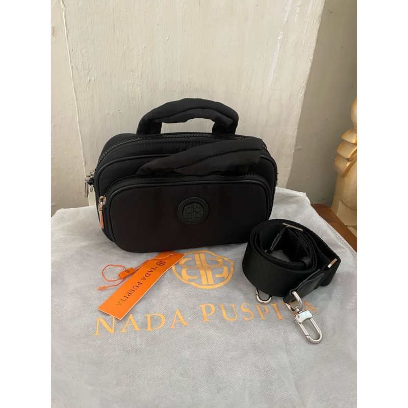 tas nada puspita sz mini hitam buka segel saja