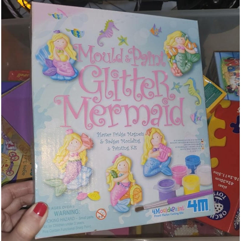 

Mould Paint mainan anak Glitter Mermaid (baca desc)