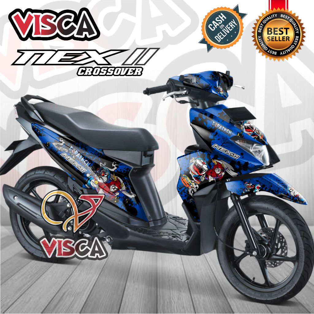 Decal Suzuki Nex 2 Full Body Stiker Motor Suzuki Nex Crossover Full Body Striping Suzuki Nex 2 Dorae
