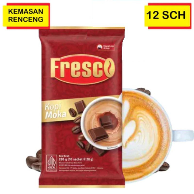 

Kopi Fresco Krim Moka | Kopi Moka 1 pack (12 x 28gr) 1 Renceng