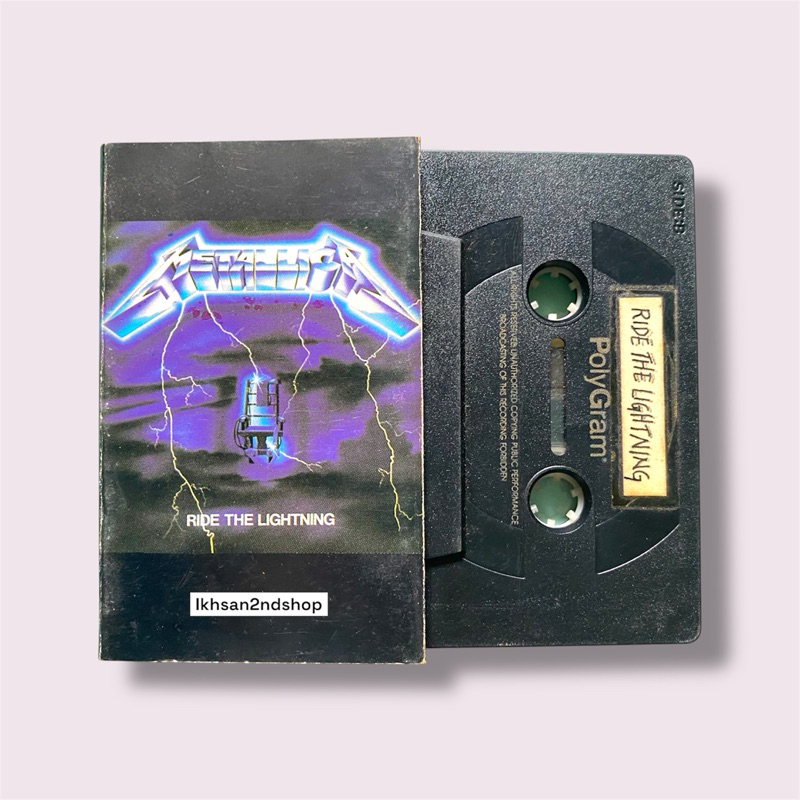 Kaset Pita Metallica - Ride The Lightning