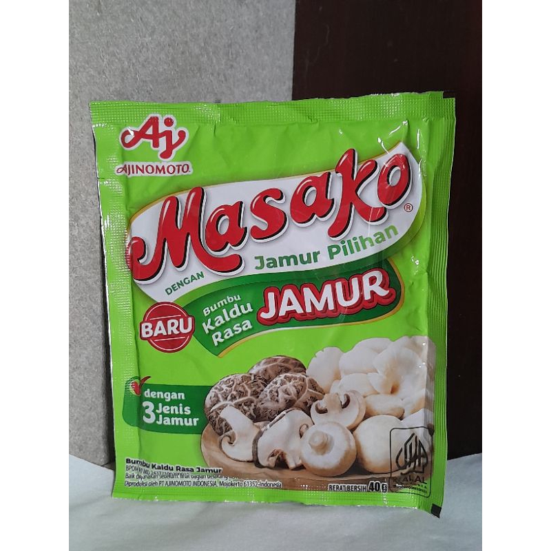 

Masako Kaldu Jamur 40 gram / Bumbu Instan / Bumbu Tabur / Penyedap Rasa