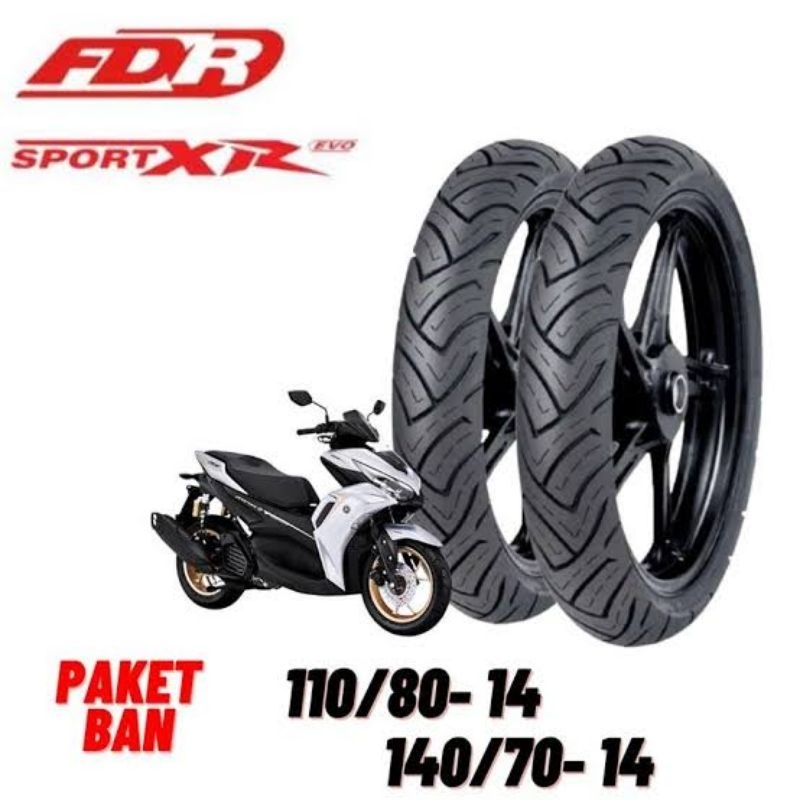 Ban Luar FDR Sport XR Evo paket untuk motor Aerox 155 X MAX