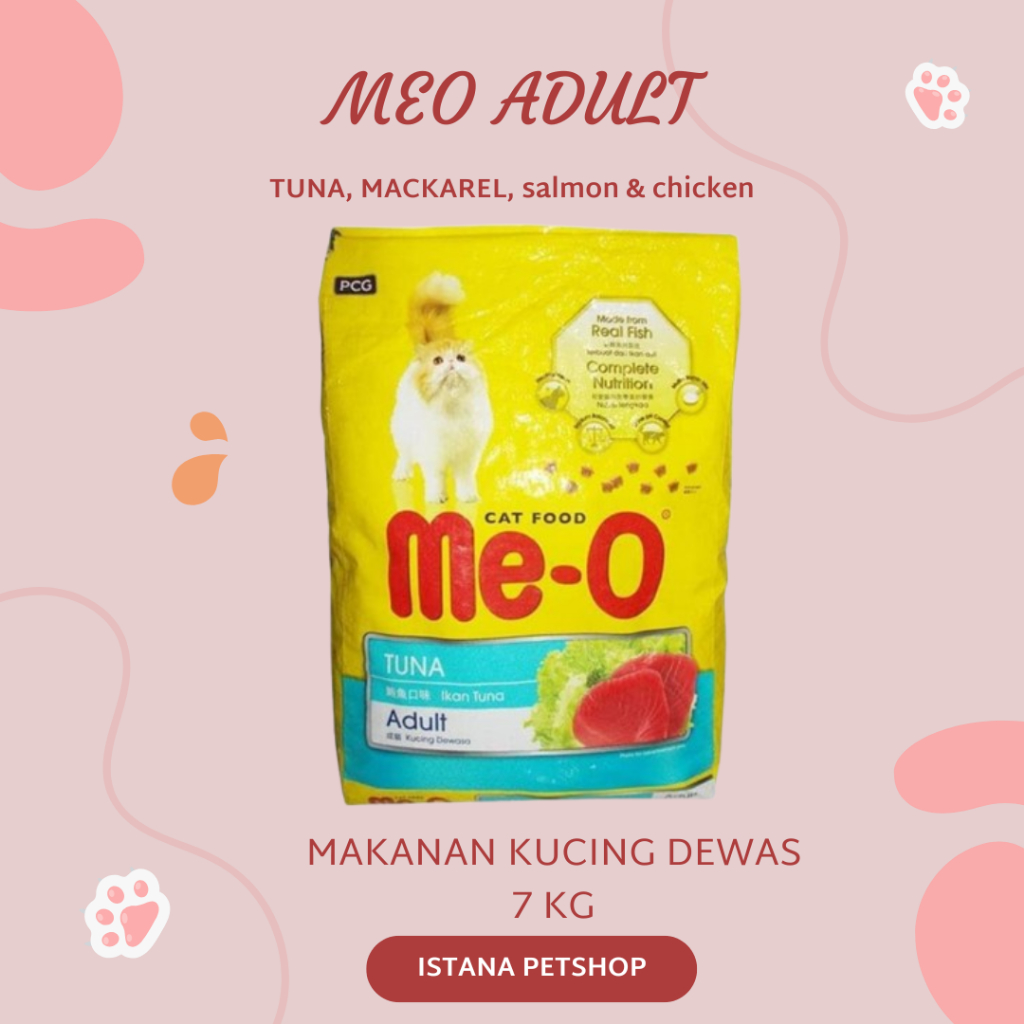 MEO ADULT 7 KG. Makanan kucing meo 7kg