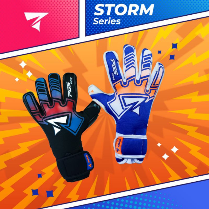 Sarung Tangan Kiper GK Gloves PGS Pro Storm Series