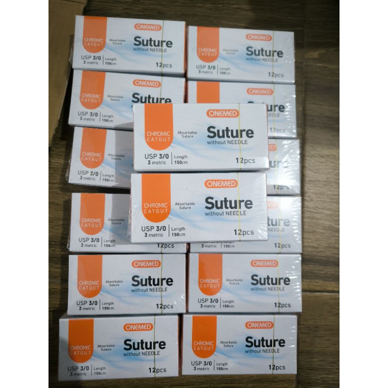 Catgut Chromic 3/0 without Needle / Benang Catgut Chromic 3/0 Tanpa Jarum ( Eceran )