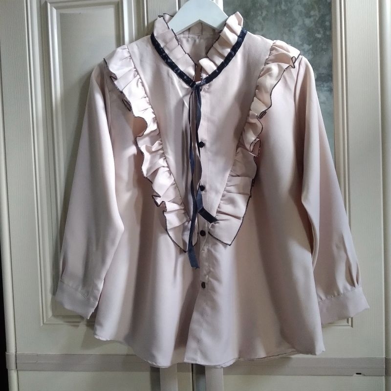 Preloved Ruffle Shirt