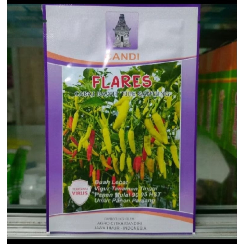 

cabai rawit flares kemasan 10gr original pabrik buahnya kecil tapi tingkat kepedasannya tinggi