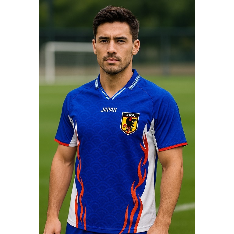 jersey vintage/ jersey futsal / jersey bola / Jersey Jepang Blue / jersey dame