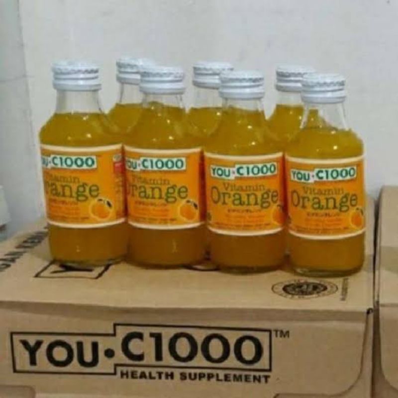 

You C 1000 Orange/Minuman Vitamin C 140 Ml(1 dus isi 30 botol)