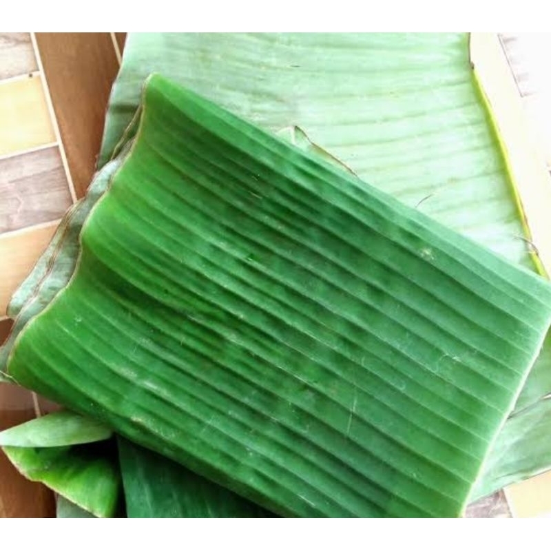 

Daun pisang raja khusus daun pisang raja segar 500 gram-az