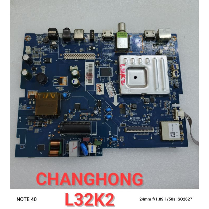 MAINBOARD TV CHANGHONG L32K2 - MOTHERBOARD TV CHANGHONG L32K2 - MOBO TV CHANGHONG L32K2 - MB CHANGHO