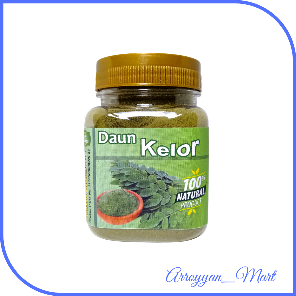 

Daun kelor serbuk kemasan botol plastik 100 gram murni tanpa campuran PETANI INDONESIA