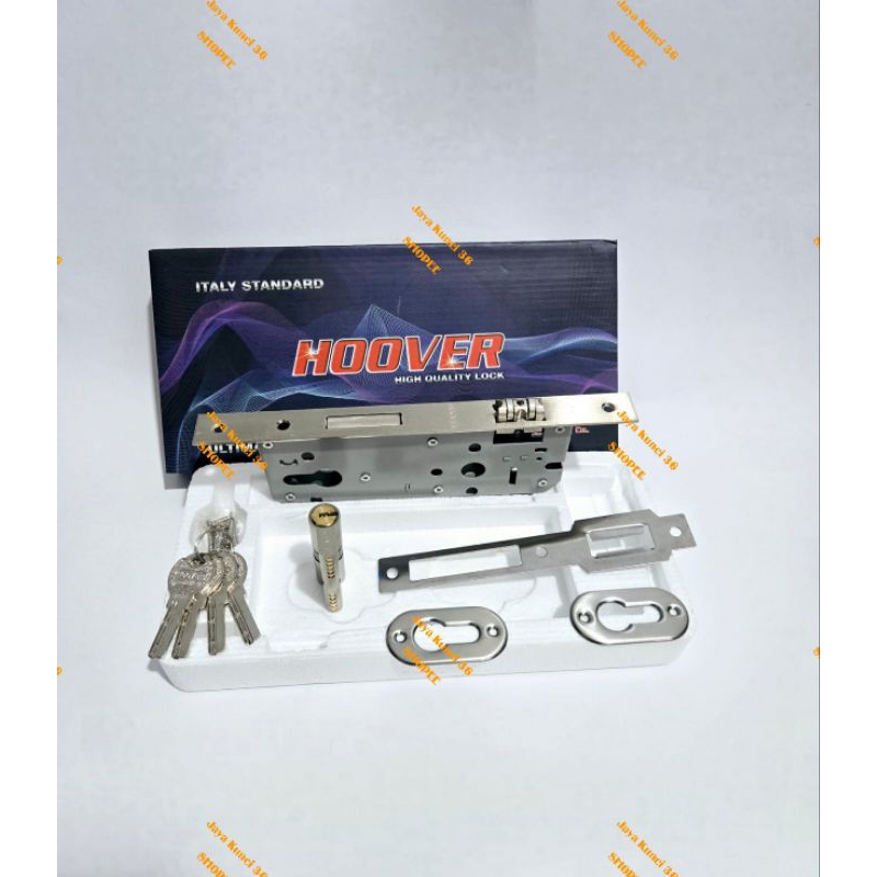 Body Kunci Pintu Pelor HOOVER / Bodi Kunci Roller Pintu 2 Double Komputer Key HOOVER