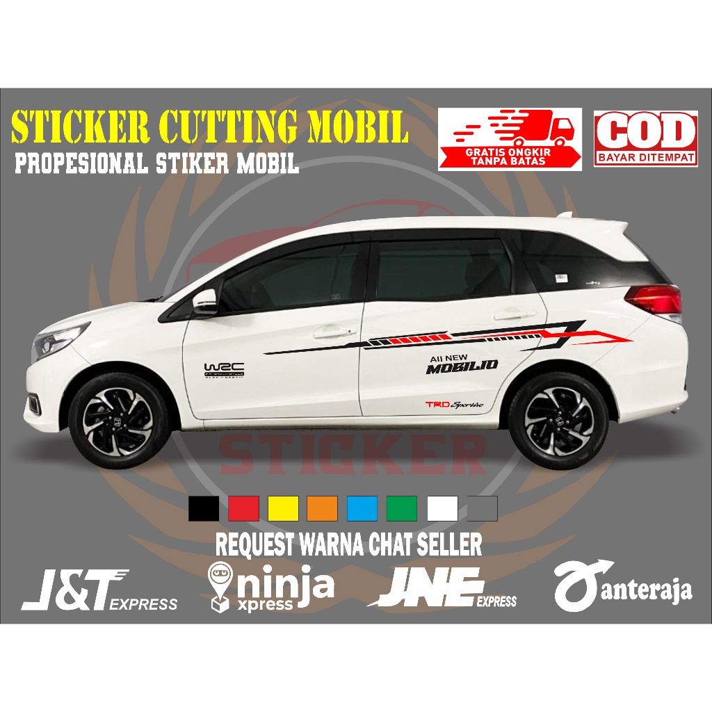 sticker mobil mobilio sticker mobil honda mobilio sticker mobil mobilio keren sticker variasi mobil