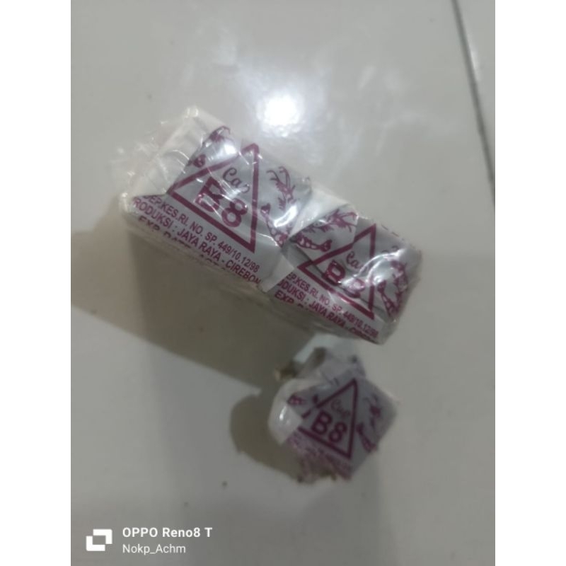 

Terasi Udang Cirebon Cap B8 ukuran 130gr isi 10pc