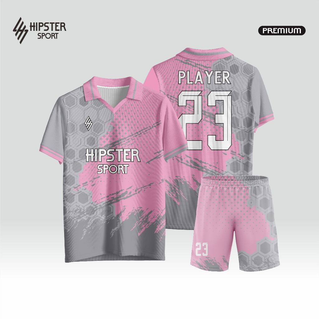 Jersey Futsal Full Printing Bebas Custom Design (BISA SATUAN)