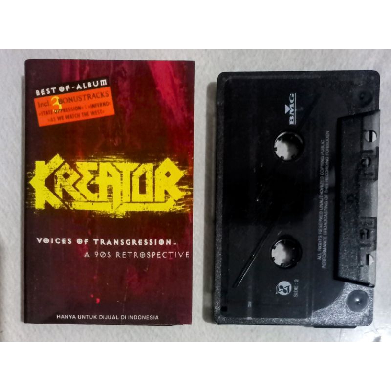 K7. Kaset Pita KREATOR Album Voice Of Trangression