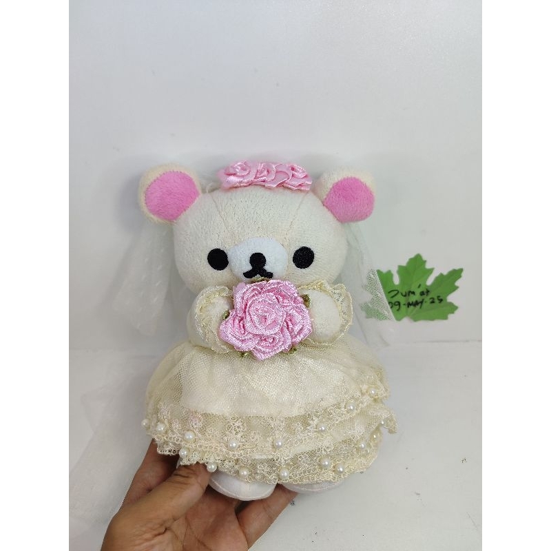 boneka rilakkuma korilla wedding dress original costum rare item