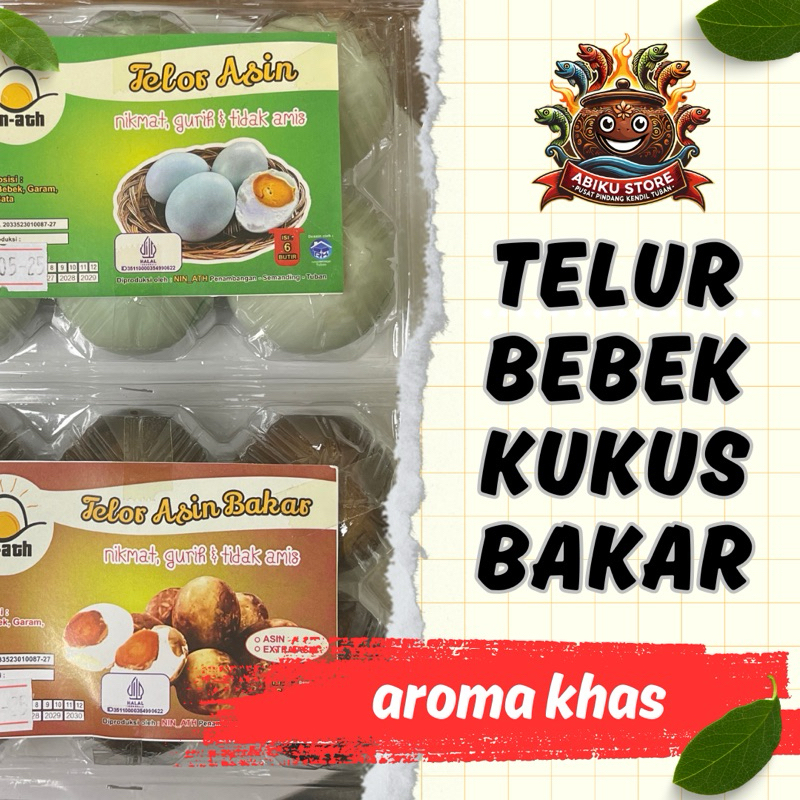 

Telur Bebek Kukus dan Bakar khas Tuban
