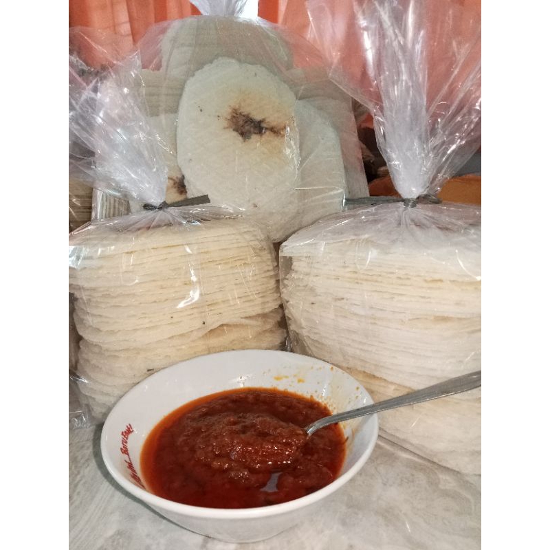 

Gambir ikan khas pasean isi 40 lembar free sambal