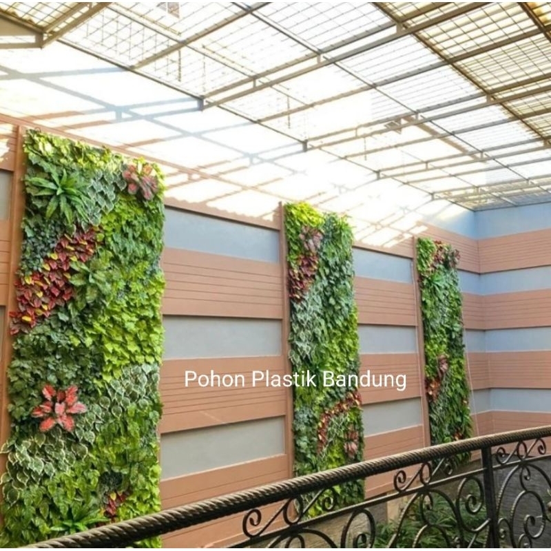 Vertical Garden Sintetis - Jasa Pembuatan Taman Vertikal Garden