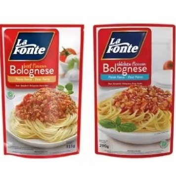 

lafonte bolognese spaghetti/sauce pasta spaghetti/lafonte bolognese sapi/lafonte bolognese ayam