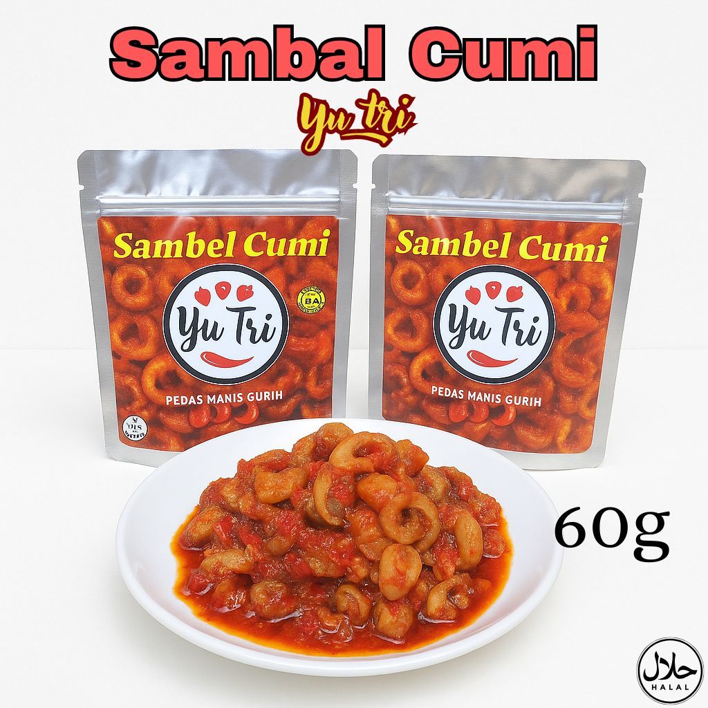 

Promo Sambel Cumi Balado Cabe Ijo Sachet 60gr Lauk Fresh Pedas Manis Gurih Halal