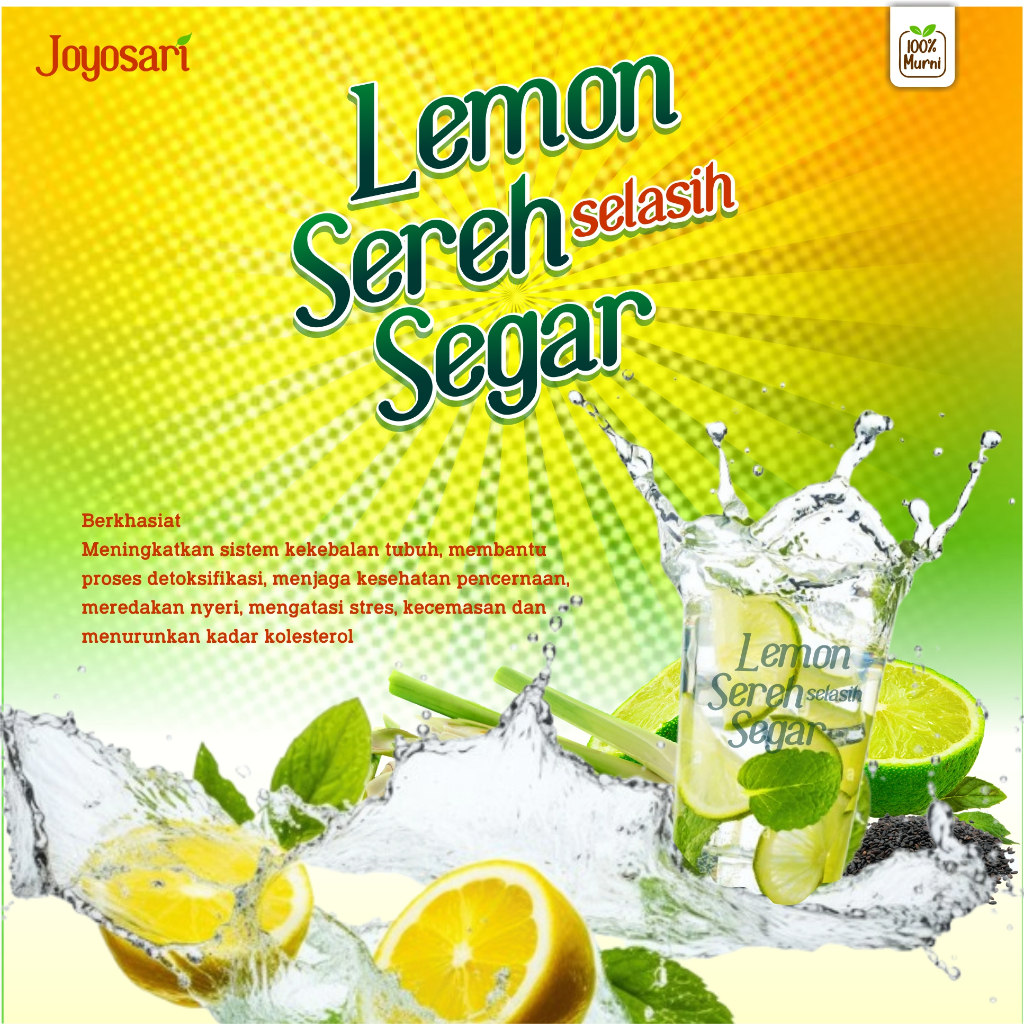 

Lemon sereh selasih segar purba