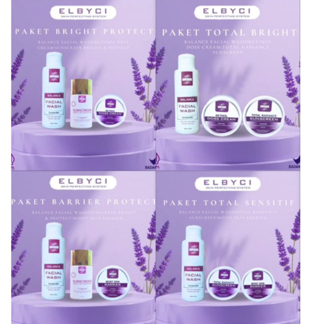 ELBYCI SKINCARE PAKET TOTAL BRIGHT PROTECT