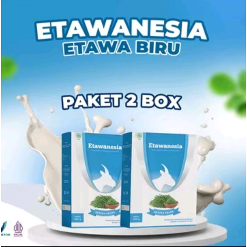 

PAKET 2 BOX SUSU KAMBING ETAWANESIA ETAWA BIRU SUSU KAMBING ETAWA PRIMA GOLD SOYAGI HITAWA