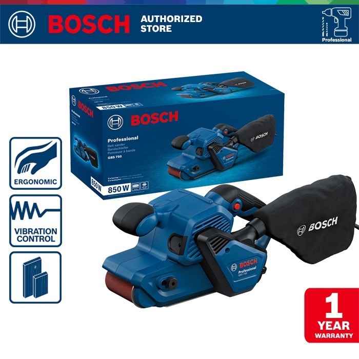 Bosch Belt Sander / Amplas Belt 850W 75X533mm GBS 750 BOSCH GBS750 BOSCH