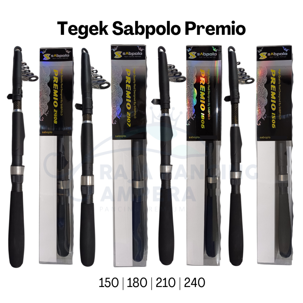 Tegek Sabpolo Premio | Stik Pancing Antena Fiber Murah
