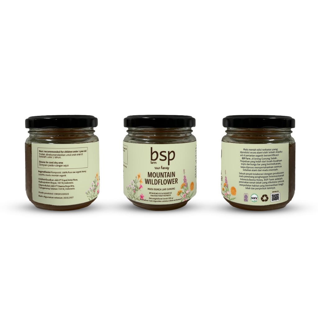 

Organic Mountain Wildflower Honey