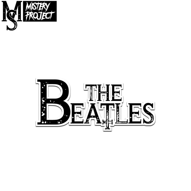 

Stiker The Beatles Vinyl Glossy Waterproof Sticker Band Pop Punk Gitar Tumbler Laptop