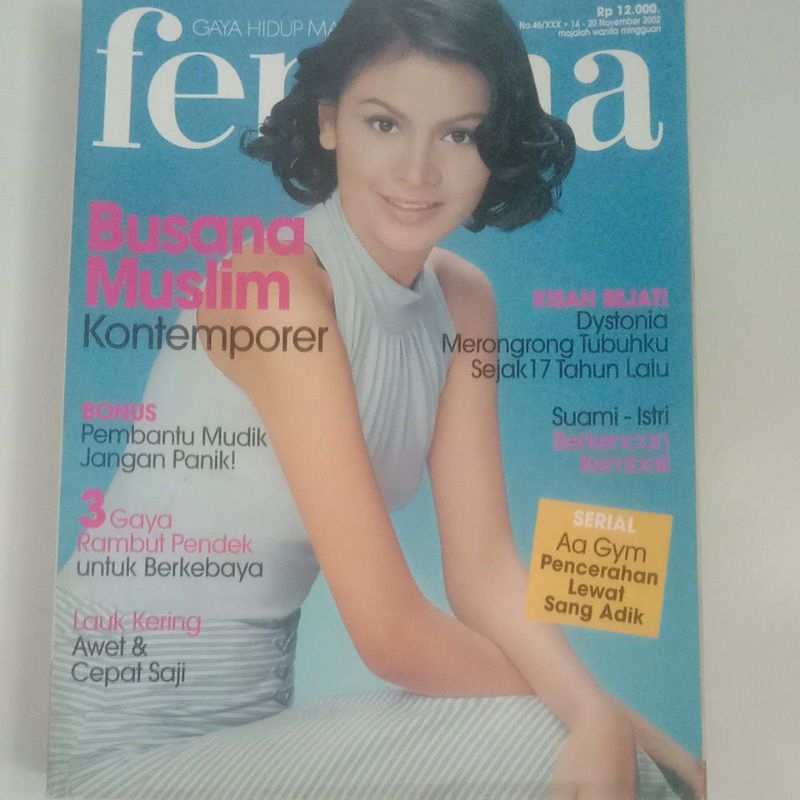 Majalah Femina Tahun 2002 Cover Nike Sinulingga