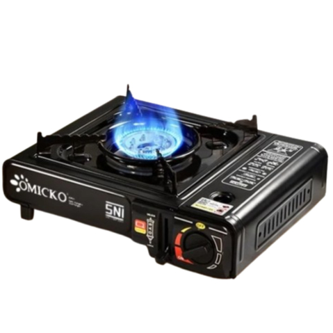 Kompor Gas Portable Omicko 1 Tungku | Kompor Portable Omicko 1 Tungku