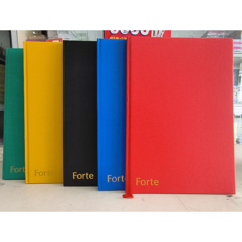 

Buku Tulis Folio Hard Cover Plastik Forte 100Lembar