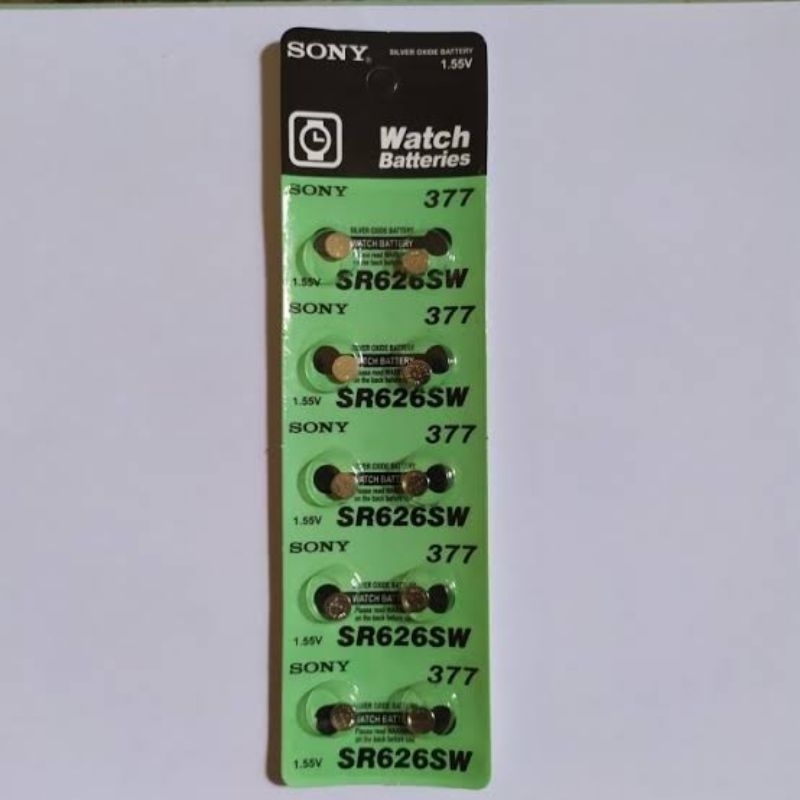 Baterai jam tangan sony SR626/377