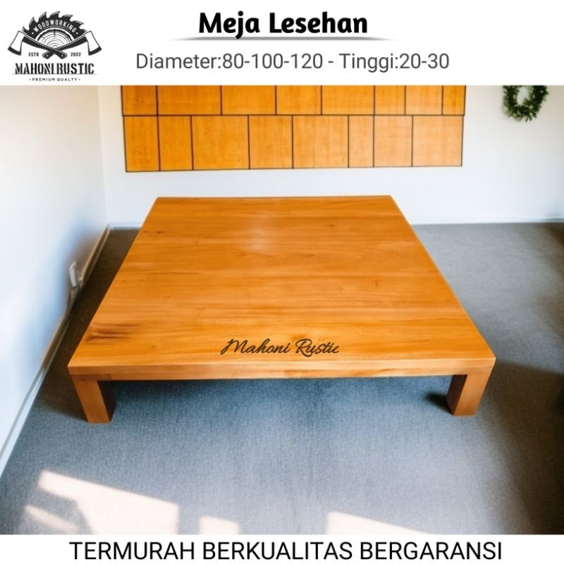 Meja lesehan meja makan meja minimalis meja kayu