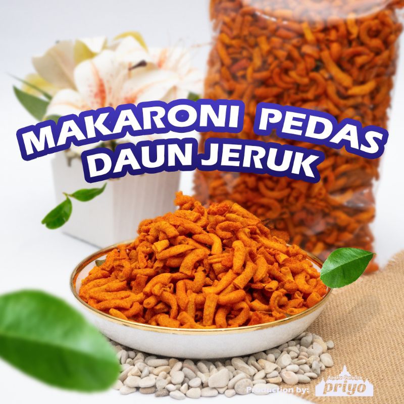 

Makaroni Pedas Daun Jeruk Renyah Gurih Khas Magelang – Priyo Snack Borobudur