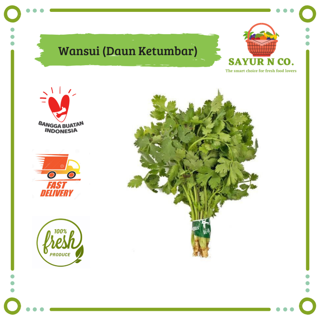 

Daun Ketumbar / Wansui / Coriander / Cilantro Segar | Sayur N Co Bekasi