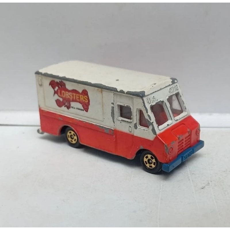 tomica foreign dodge walkthrough van f53 made in japan loose diecast (t)