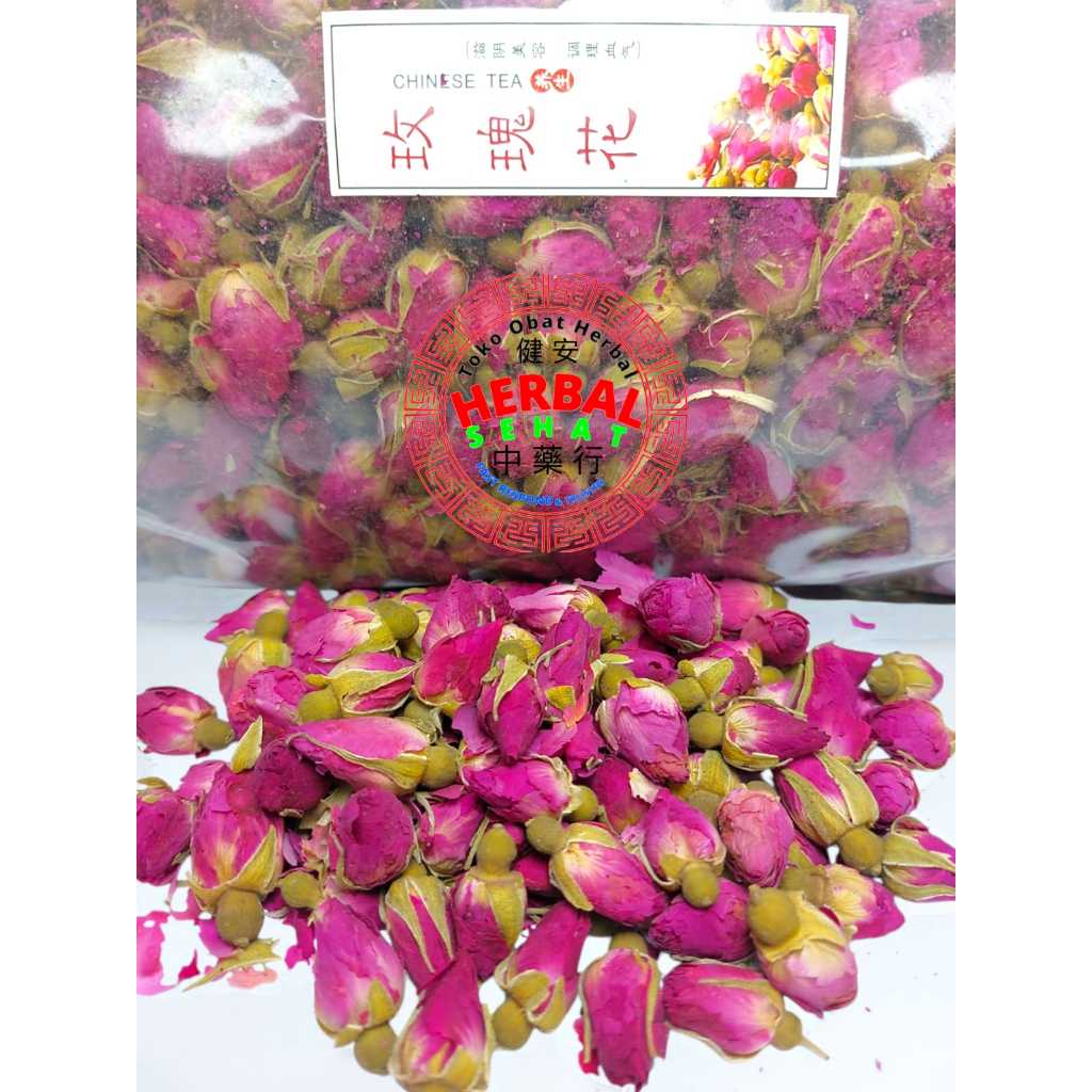 

Grade A - Mei Gui Hua 玫瑰花 Rose Flower / Teh Bunga Mawar Kering - Dried Rose Buds Flower Tea